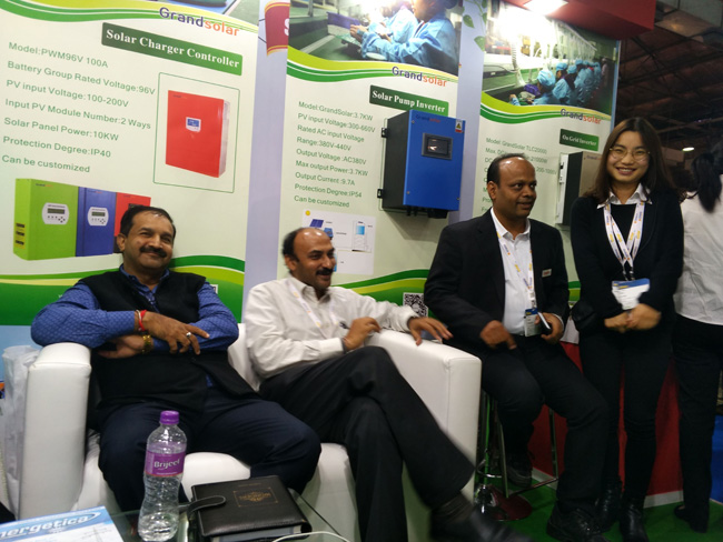 ( In exhibition) 2017 India ( International) Solar Exhibition